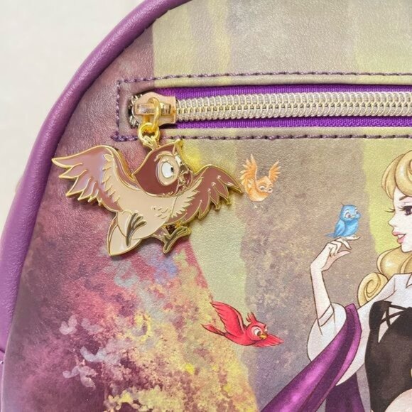 New Disney Mini  Backpack Sleeping Beauty Princess AURORA - Picture 4 of 11